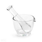 Glass Mortar With Pestle