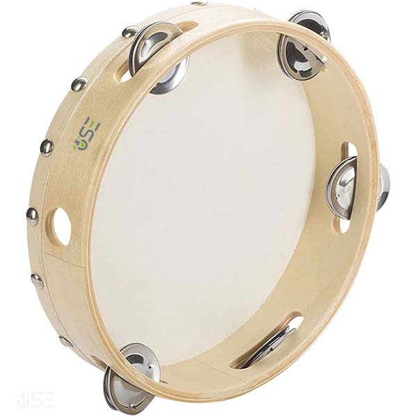 Wood Handheld Tambourine